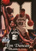1998 Flair Showcase #3 Tim Duncan Row 2 Basketball Card