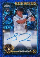 2024 Topps Chrome Rookie Autographs #RASF Sal Frelick Purple Speckle Refractor Baseball Card