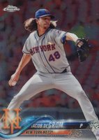 2018 Topps Chrome #143 Jacob DeGrom Baseball Card