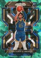 2021 Panini Prizm #307 Jonathan Kuminga Green Ice Basketball Card