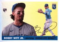 2025 Topps Heritage Heritage 25th Anniversary #H254 Bobby Witt Jr. Baseball Card