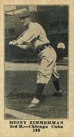1916 Sporting News #199 Heiny Zimmerman Baseball Card