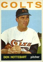 1964 Topps #434 Don Nottebart Baseball Card