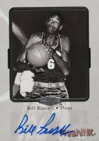 2012 Fleer Retro 99-00 Flair Showcase Fresh Ink #BR Bill Russell Basketball Card