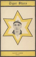1909 Topping & Co. Detroit Tigers Postcards # Jones (Davy) Baseball Card