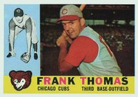 1960 Topps #95 Frank Thomas Baseball Card