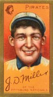 1911 Gold Borders #147 Dots Miller Baseball Card