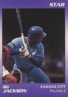 1990 Star Bo Jackson #7 Bo Jackson Pro Info 2 Baseball Card