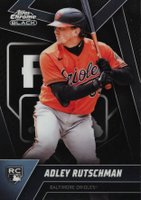 2023 Topps Chrome Black #50 Adley Rutschman Variation Baseball Card