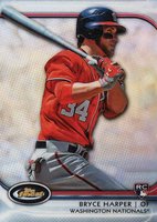 2012 Finest #73 Bryce Harper Refractor Baseball Card