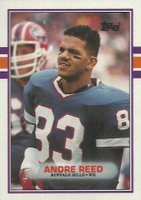 1989 Topps #52 Andre Reed Football Card