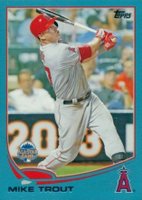 2013 Topps Update #US300 Mike Trout Batting-Wal-Mart Blue Border Baseball Card
