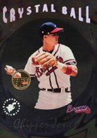 1995 Stadium Club Crystal Ball #CB1 Chipper Jones Members Only Baseball Card