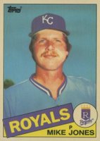 1985 Topps Tiffany #244 Mike Jones Baseball Card