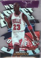 1997 Stadium Club Triumvirate #T9B Michael Jordan Illuminator Basketball Card