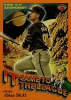 2024 Bowman Chrome It Came to the League #IT11 Ethan Salas Orange Refractor Baseball Card