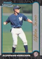 1999 Bowman Chrome Gold #350 Alfonso Soriano Baseball Card