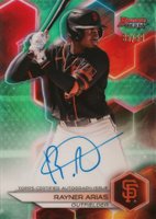 2023 Bowman's Best Best of 2023 Autographs #B23RA Rayner Arias Green Baseball Card