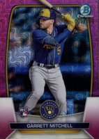 2023 Bowman Mega Box Chrome #41 Garrett Mitchell Pink Baseball Card