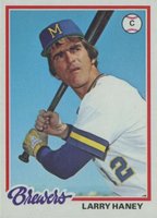 1978 Topps #391 Larry Haney Baseball Card