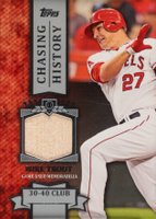 2013 Topps Chasing History Relics #MIT Mike Trout Baseball Card