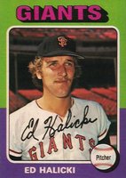 1975 Topps #467 Ed Halicki Baseball Card