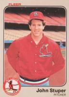 1983 Fleer #23 John Stuper Baseball Card