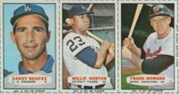 1966 Bazooka Panel # Koufax/Horton/Howard Baseball Card