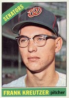 1966 Topps #211 Frank Kreutzer Baseball Card