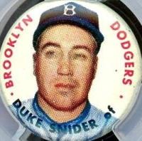1956 Topps Pins # Duke Snider Baseball Card