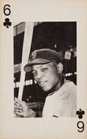 1962 Pittsburgh Exhibits # Willie Mays 6 of Clubs Baseball Card