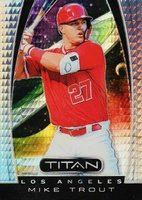 2019 Panini Chronicles Titan #8 Mike Trout Hyper Baseball Card