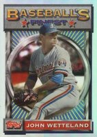 1993 Finest #129 John Wetteland Refractor Baseball Card