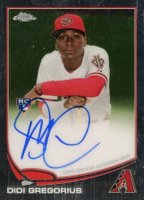 2013 Topps Chrome #65 Didi Gregorius Autograph Baseball Card