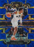 2023 Panini Select #75 Keyonte George Blue Scope Basketball Card
