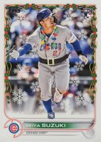 2022 Topps Holiday #HW177 Seiya Suzuki Ssp Baseball Card