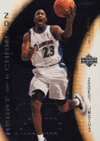 2003 Upper Deck Hardcourt Heart of a Champion #MJ13 Michael Jordan Silver Basketball Card