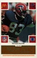 1986 McDonald's Bills #83 Andre Reed Orange Football Card
