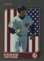 1997 Bowman Chrome International #1 Derek Jeter Baseball Card