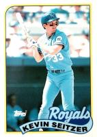 1989 Topps Tiffany #670 Kevin Seitzer Baseball Card