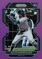 2022 Panini Prizm #40 Julio Rodriguez Purple Prizm Baseball Card