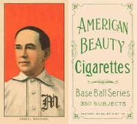1909 White Borders American Beauty Frame #75 Doc Casey Baseball Card