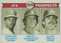 1979 Topps #711 A's Prospects Baseball Card