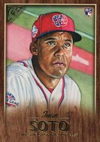 2018 Topps Gallery #126 Juan Soto Wood Baseball Card