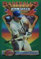 1993 Finest #116 Juan Gonzalez Refractor Baseball Card
