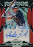 2019 Panini Prizm Rookie Autographs #RAFT Fernando Tatis Jr. Red Prizm Baseball Card