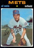1971 Topps #751 Al Weis Short Print Baseball Card