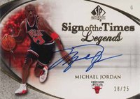 2005 SP Authentic Sign Of The Times Legends #MJ Michael Jordan Basketball Card