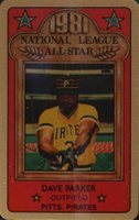 1981 Perma-Graphics All-Star Credit Cards #6 Dave Parker Gold Baseball Card