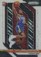 2018 Panini Prizm #289 Mikal Bridges White Sparkle Prizm Basketball Card